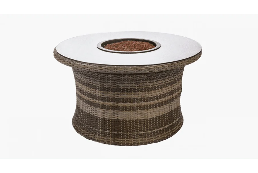 42 ROUND AND SQUARE FIRE TABLE (AVAIL IN 2 COLORS)