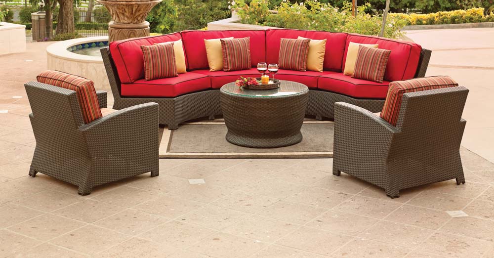 Bonita Curved Sofa Patio