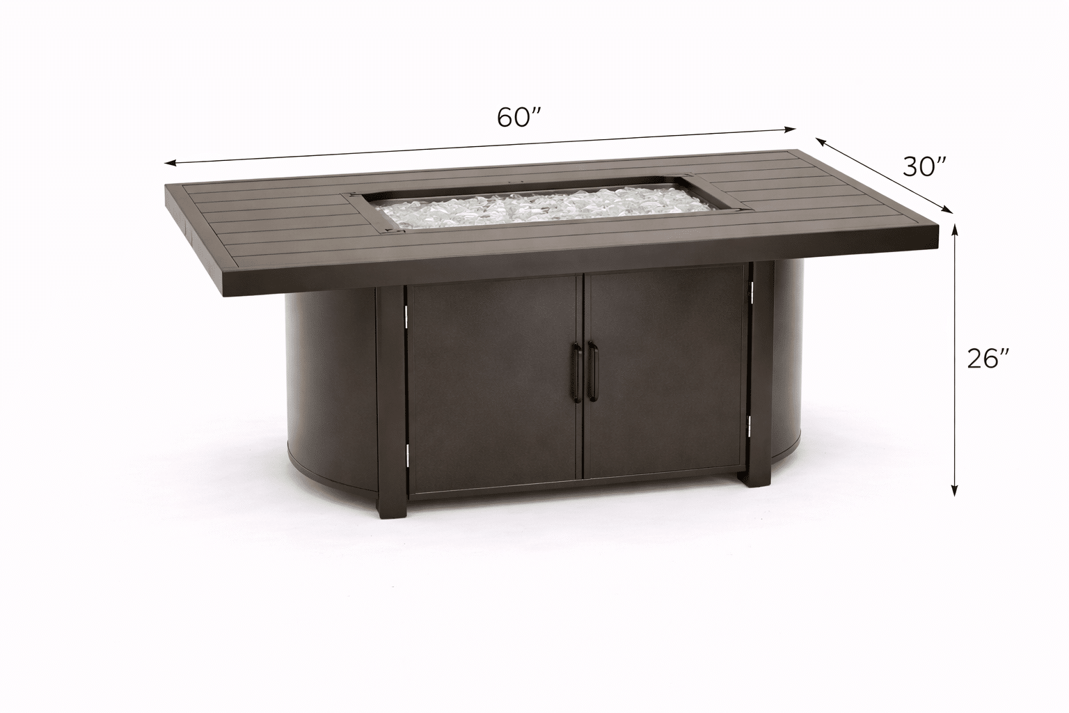Doral Rectangle Fire Table