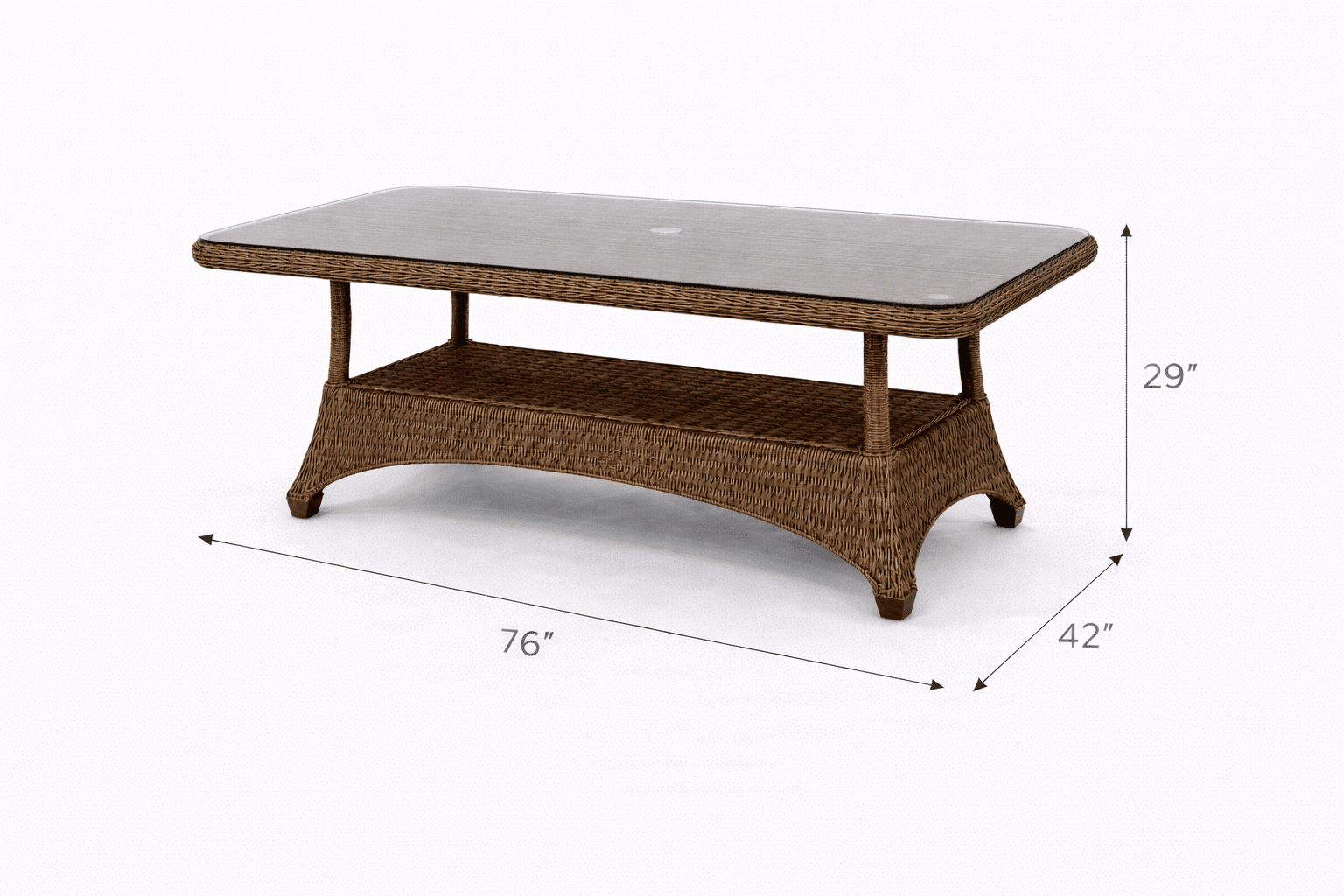 Relax Rectangle Dining Table - Tobacco