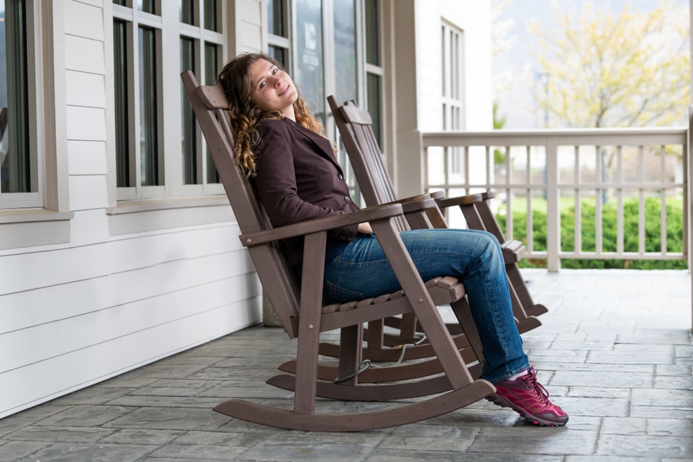 front porch rocking chair sets for Charlotte homes for Carolina patios