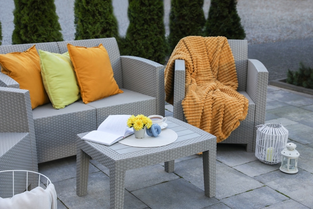 patio furniture fabric choices for sun and rain outdoor furniture detail