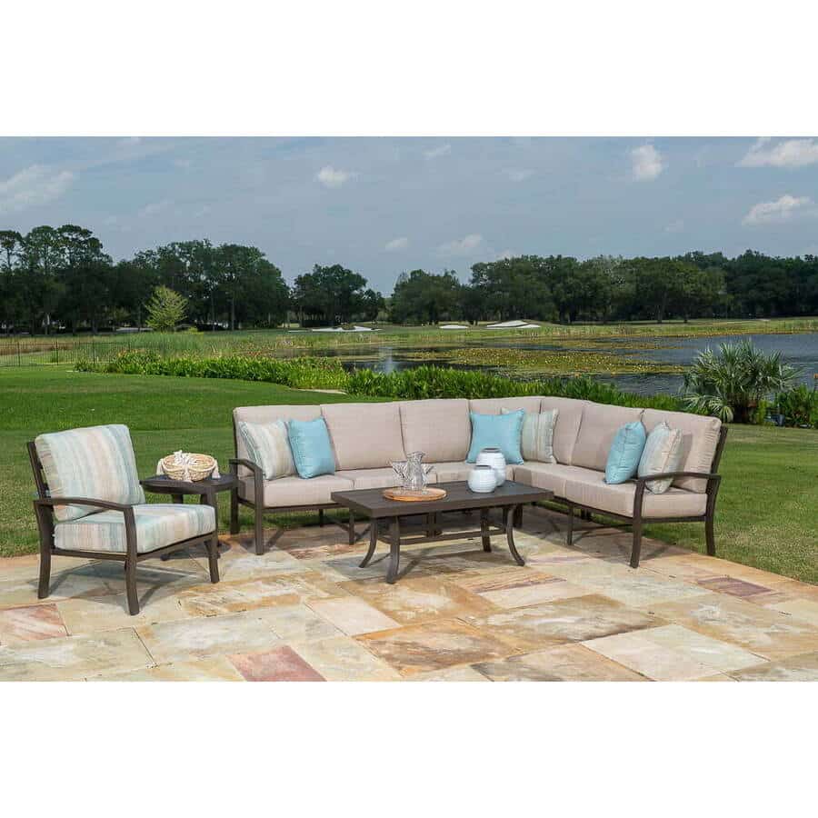 Choosing Patio Furniture Glides for Decks and Pavers: Doral Collection