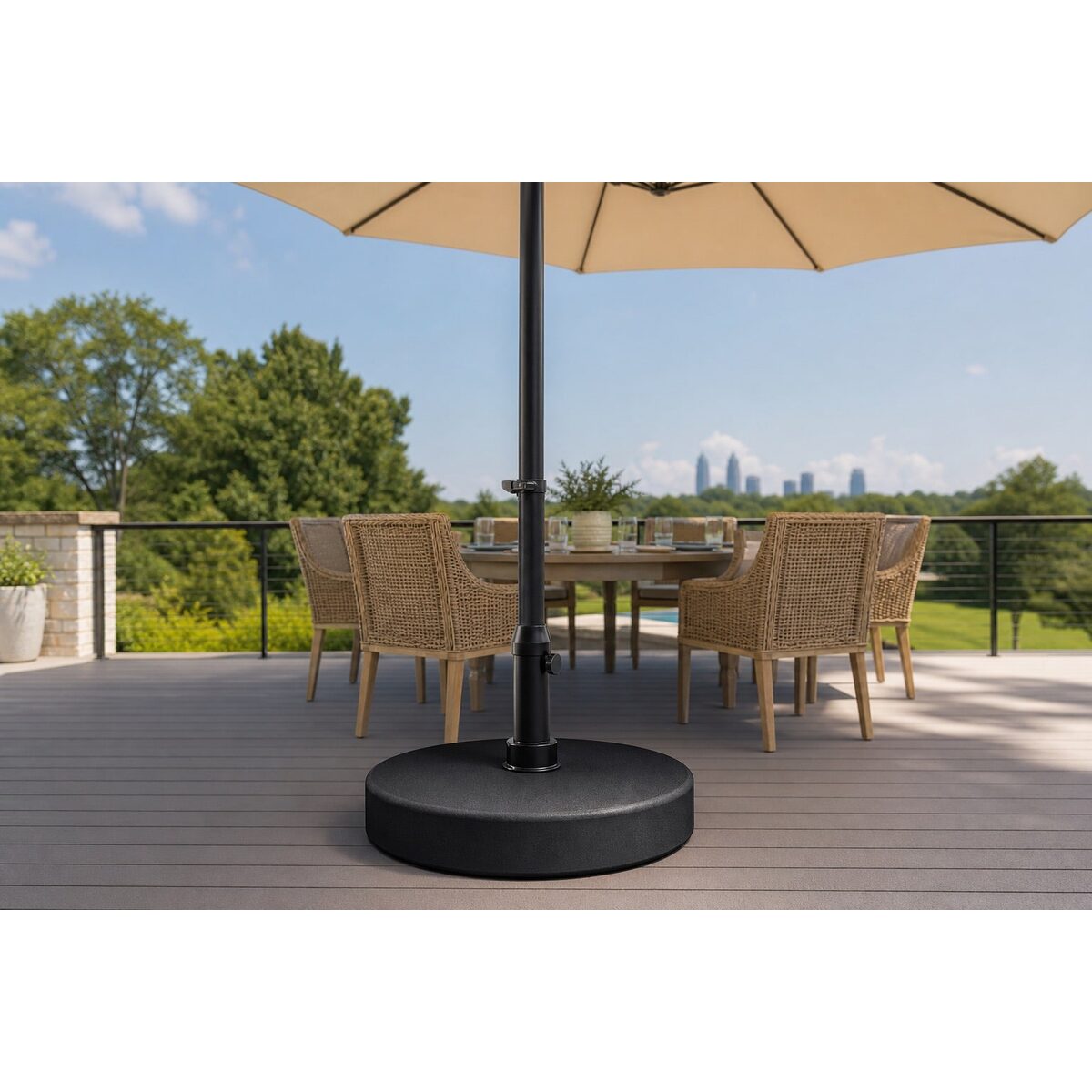Patio Umbrella Base Weight Guide for Charlotte Homes: Weighted Patio Umbrella Base for Charlotte Homes