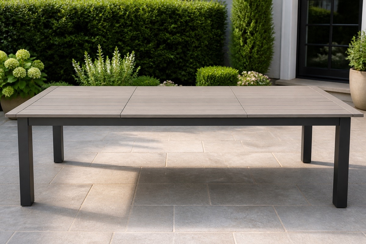 Outdoor Extension Table Leaf Storage and Setup Guide