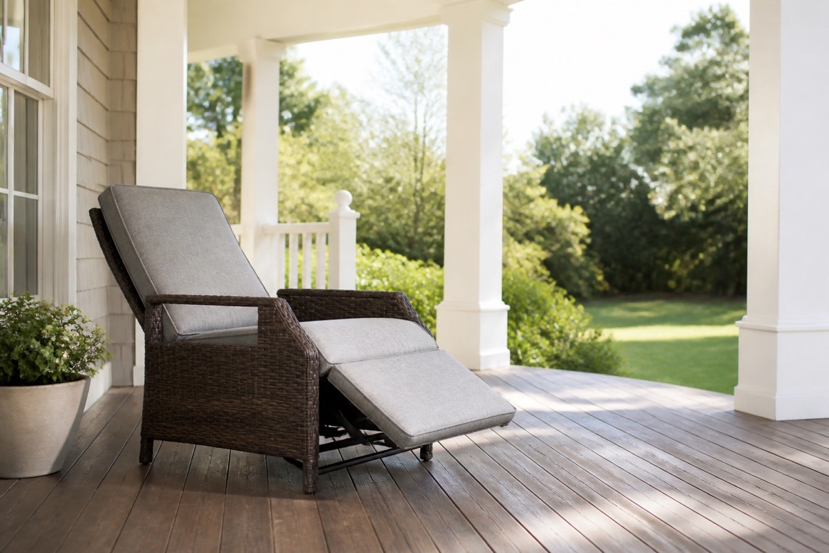 Patio Recliner Footrest Clearance Guide