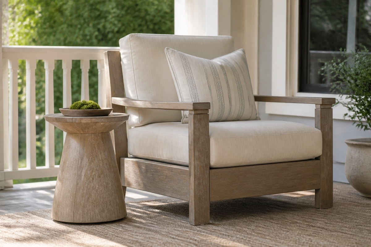 Patio Side Table Height for Deep Seating