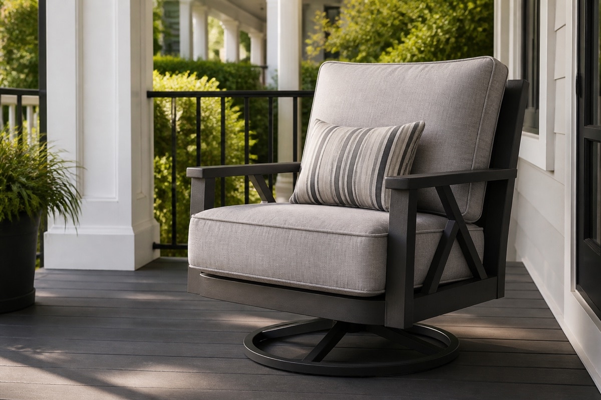 How Much Clearance Does a Patio Swivel Rocker Need?
